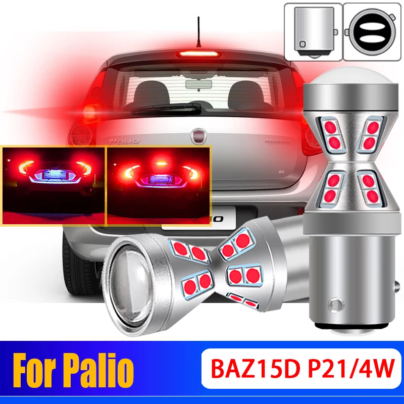 

2Pcs Car Canbus Error Free P21/4W 566 LED Stop Brake Light Bulbs BAZ15d 1122 Lamps For Fiat Palio 1996-1998 1999 2000 2001 2002