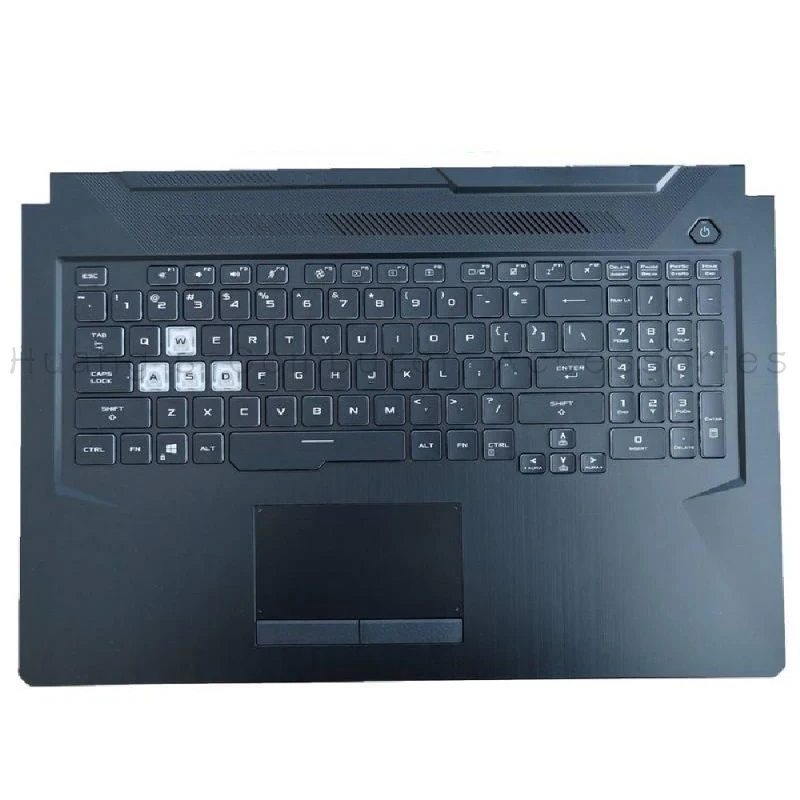 SS+New US Layout Palmrest Integrated Keyboard For Asus FX706L FX706LI FX706H FX706HF Only For 90W‑Battery Laptop Replacement Par