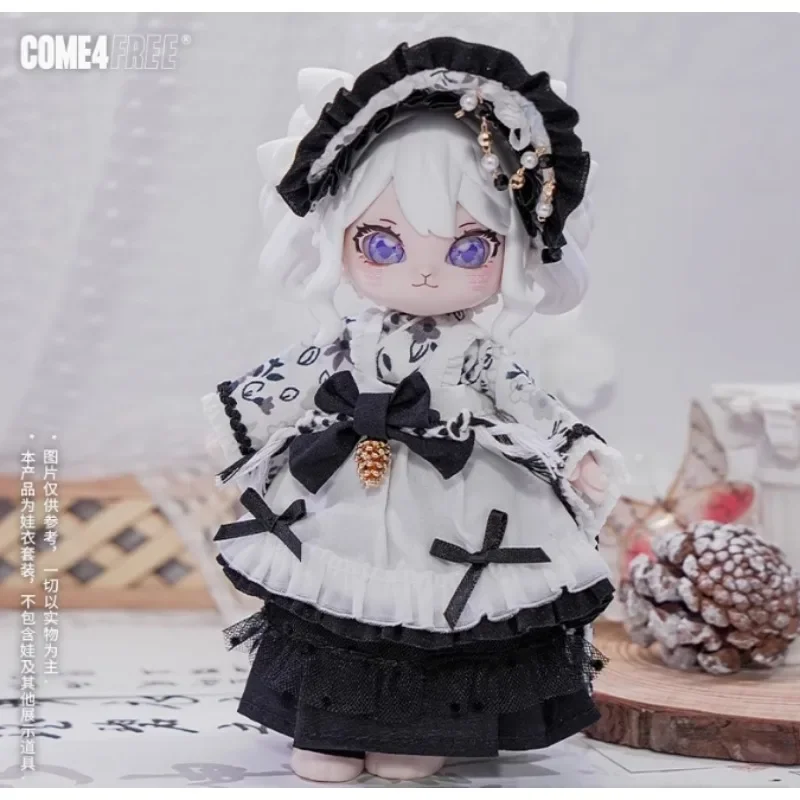 Come4free 1/12 Bjd Doll Clothes Ob11 GSC Cute Sweet Date Valentine's Day Edition Pumpkin Girl Dress Up Little People Children