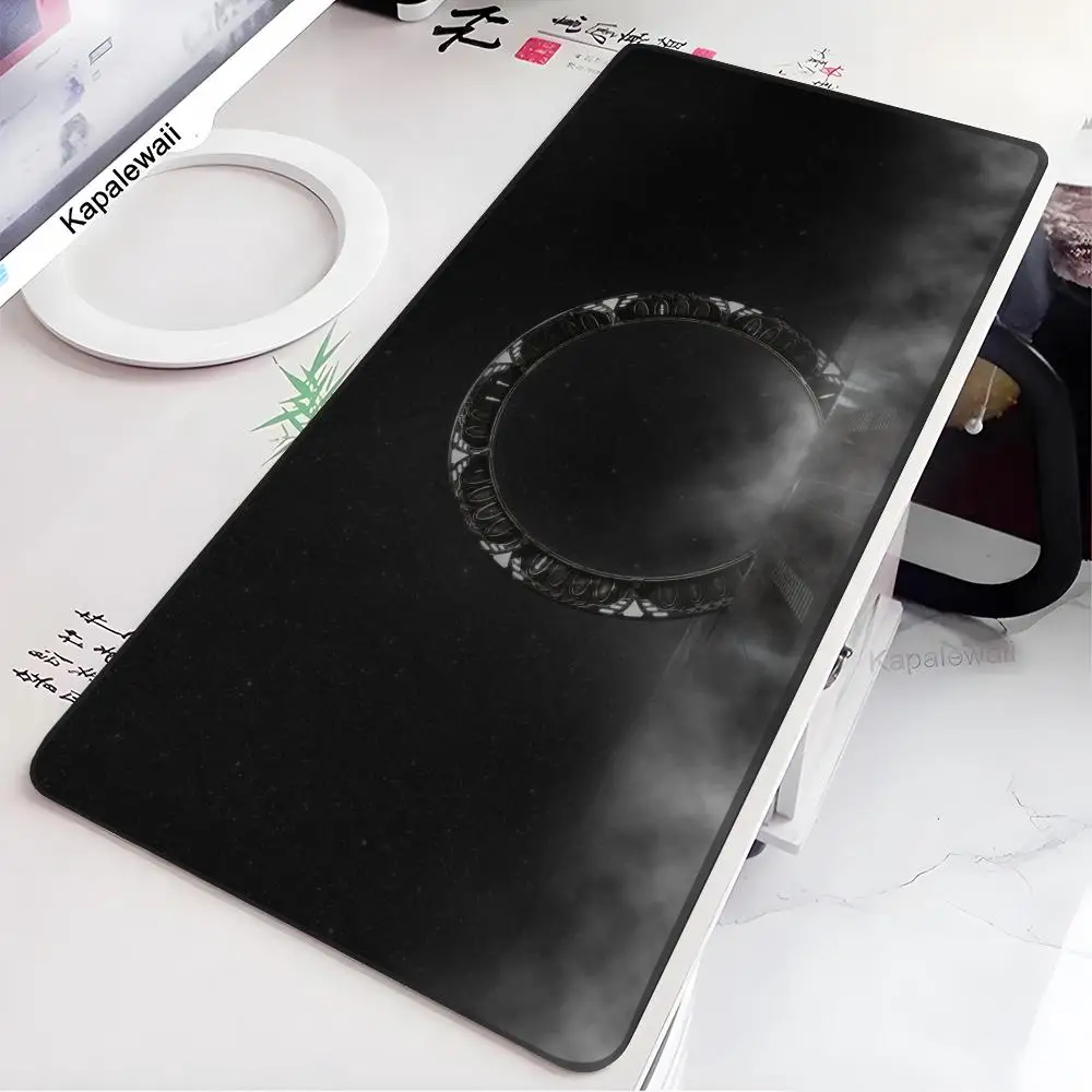 Movie Stargate Mouse Pad Gamer garbinet player Large Cute Mousepad Keyboard Personality Pink 700x300mm Anime Carpet Laptop
