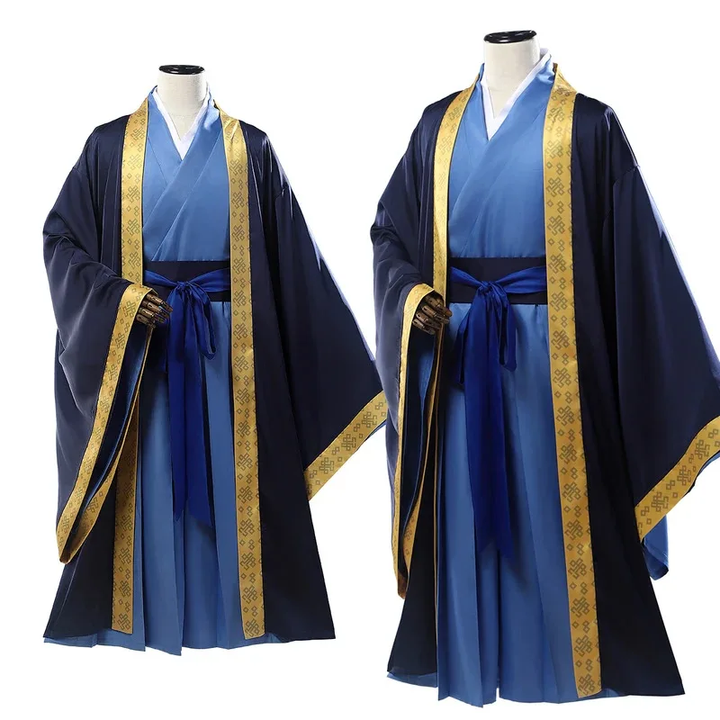 

HOLOUN аптекарь аниме Jinshi косплей костюм Cos конвенция Hanfu синий халат Хэллоуин Рождественский подарок