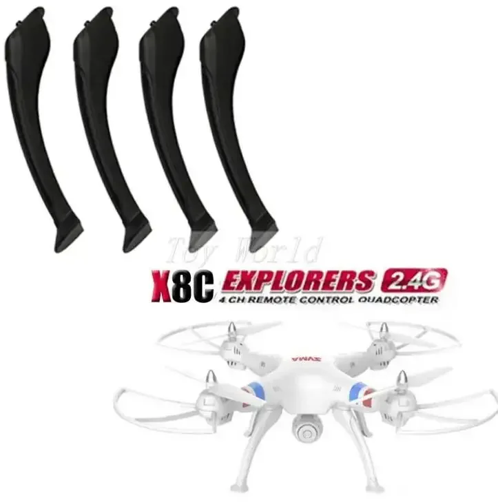 Skit de train d'atterrissage pour X8 X8C X8W X8G X8HC X8HG X8HW X8SW X8SC Rc Quadcopter pièces quadrirotor et Multicopter RC drone