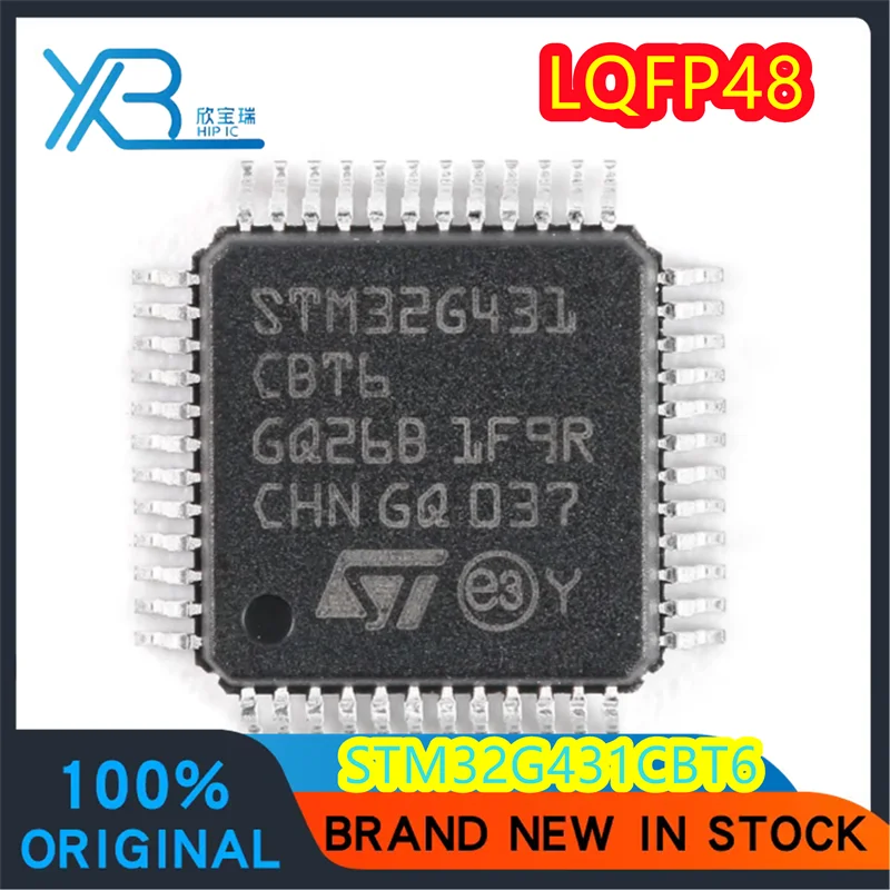 

(1/30 pieces) STM32G431CBT6 STM32G431 LQFP-48 ARM Cortex-M4 32-bit microcontroller-MCU New original Fast delivery