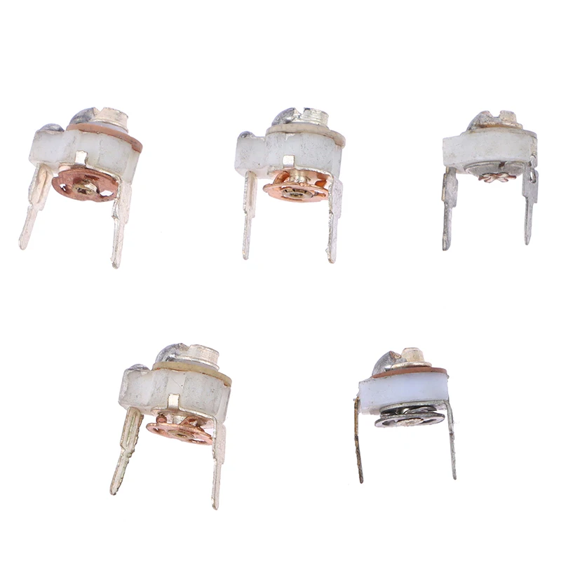 5PCS 5MM Ceramic Trimmer Capacit Adjustable Capacitor Trimmer Variable Ceramic Capacitor 3PF 5PF 10PF 20PF 30PF