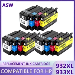 Compatible For HP 932 933 932XL 933XL Replacement Ink Cartridge For HP Officejet 7110 6100 6600 7510 7512 7612 7610 7612 Printer