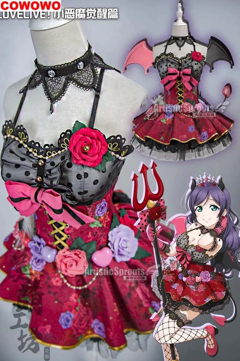 Lovelive Tojo Nozomi Little Devils Women Cosplay Costume Cos Game Anime Party Uniform Hallowen Play Role Clothes Clothing view 6