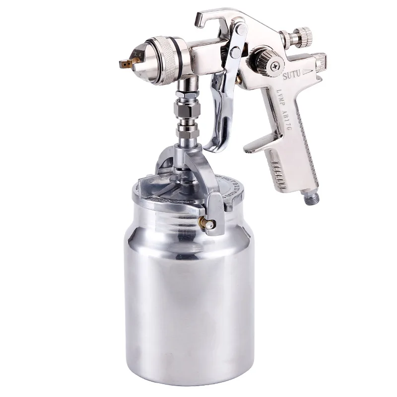 

SUTU Spray Gun AB-17S Painting Gun Airbrush 1.7MM Nozzle HVLP High Atomization Spray Guns Oil Paint Airbrush