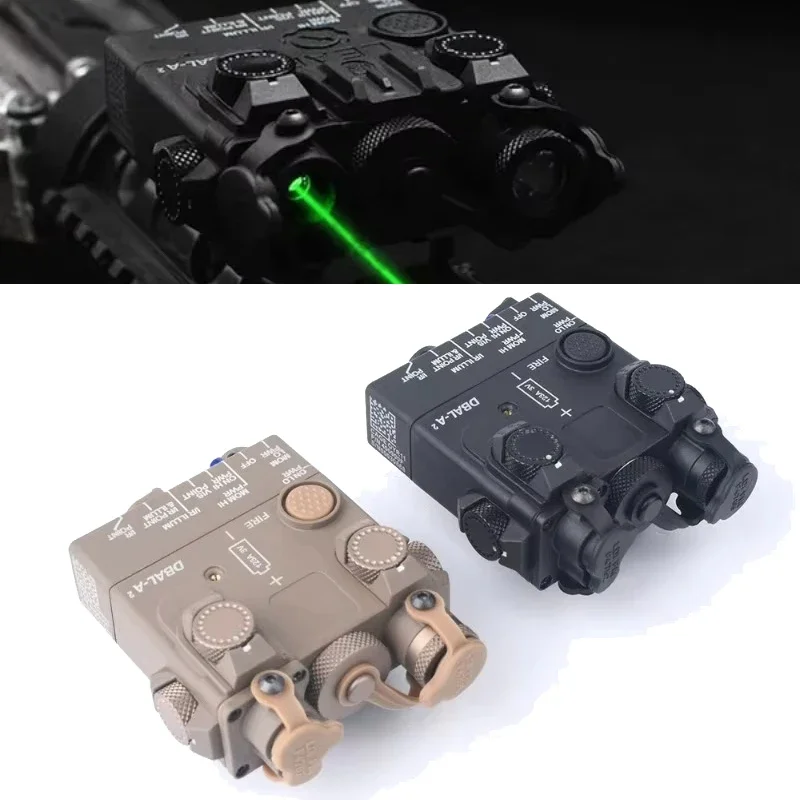 

DBAL-A2/PEQ15 Laser Sight Flashlight Tactical Aiming AirsoftGunsWeaponAR/15 Rifle Light