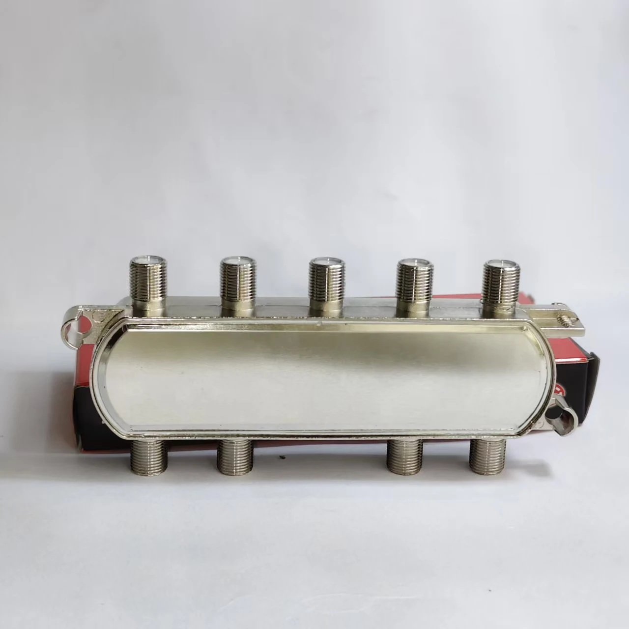 Gecen GS01‑08 8‑Way Satellite Splitter 5‑2400MHz, All Ports Power Pass, 1‑In 8‑Out TV Signal Distributor
