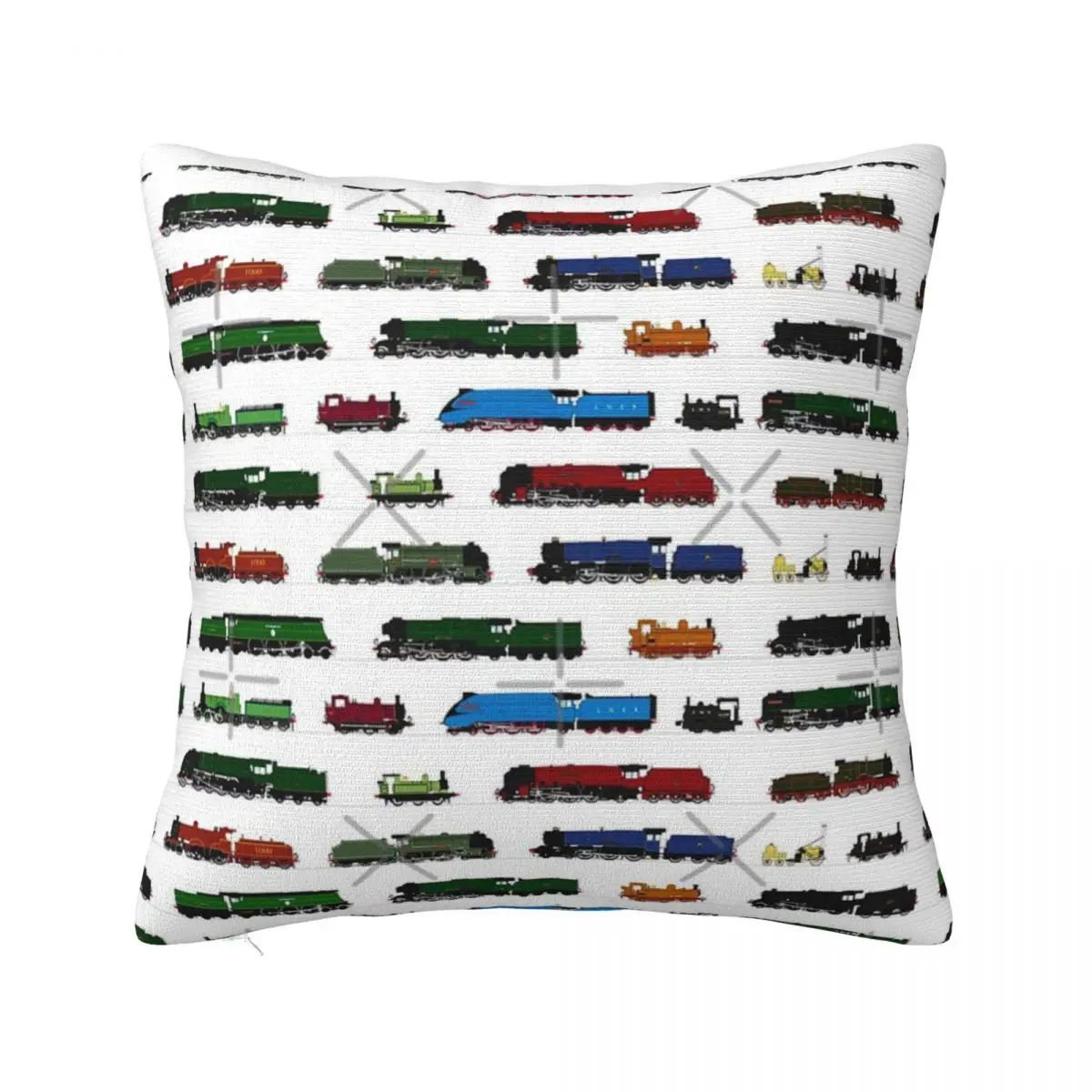 Iconic British Steam Trains Dakimakura Pillowcase 40X40 Decorative Pillowcase Pillow Case Pillow Cover