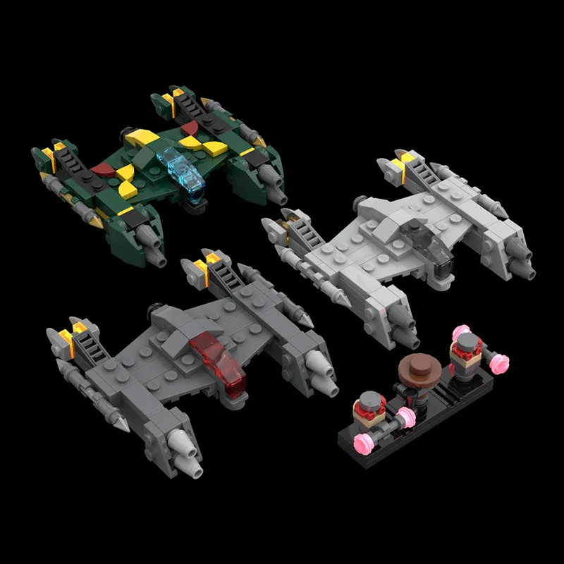 328 قطعة MOC المارقة فئة Magnaguard Starfighter 1 نموذج اللبنات لعبة تجميع لتقوم بها بنفسك هدايا عيد الميلاد فكرة الطوب الاطفال عيد ميلاد #6