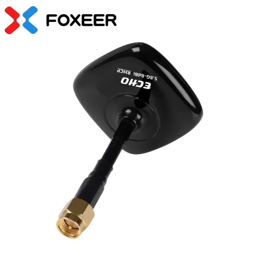 

FOXEER ECHO2 5.8GHz 9dBi Patch Antenna LHCP RHCP for RC Airplane FPV Freestyle Drones VTX VRX Goggles Monitor