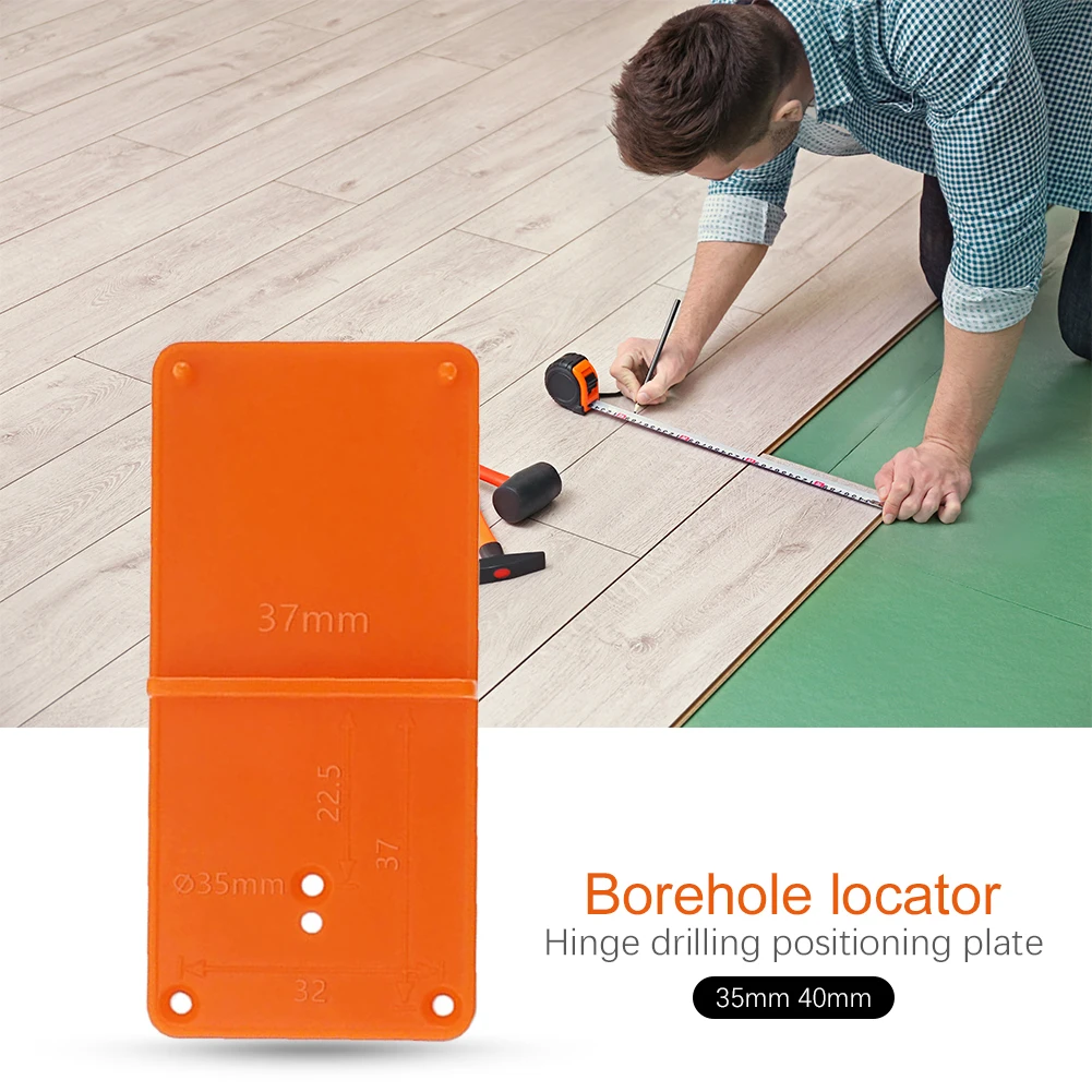 35 مللي متر 40 مللي متر خزانة الباب اللكم تحديد المواقع قالب النجارة المفصلي تركيب أداة مساعدة خزانة الباب المفصلي ثقب محدد #5