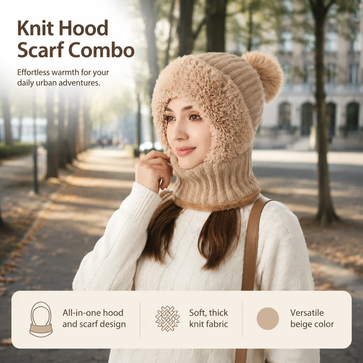 Beanie Hat Fleece Lined Integr - Cycling Commute Essentials recension och pris