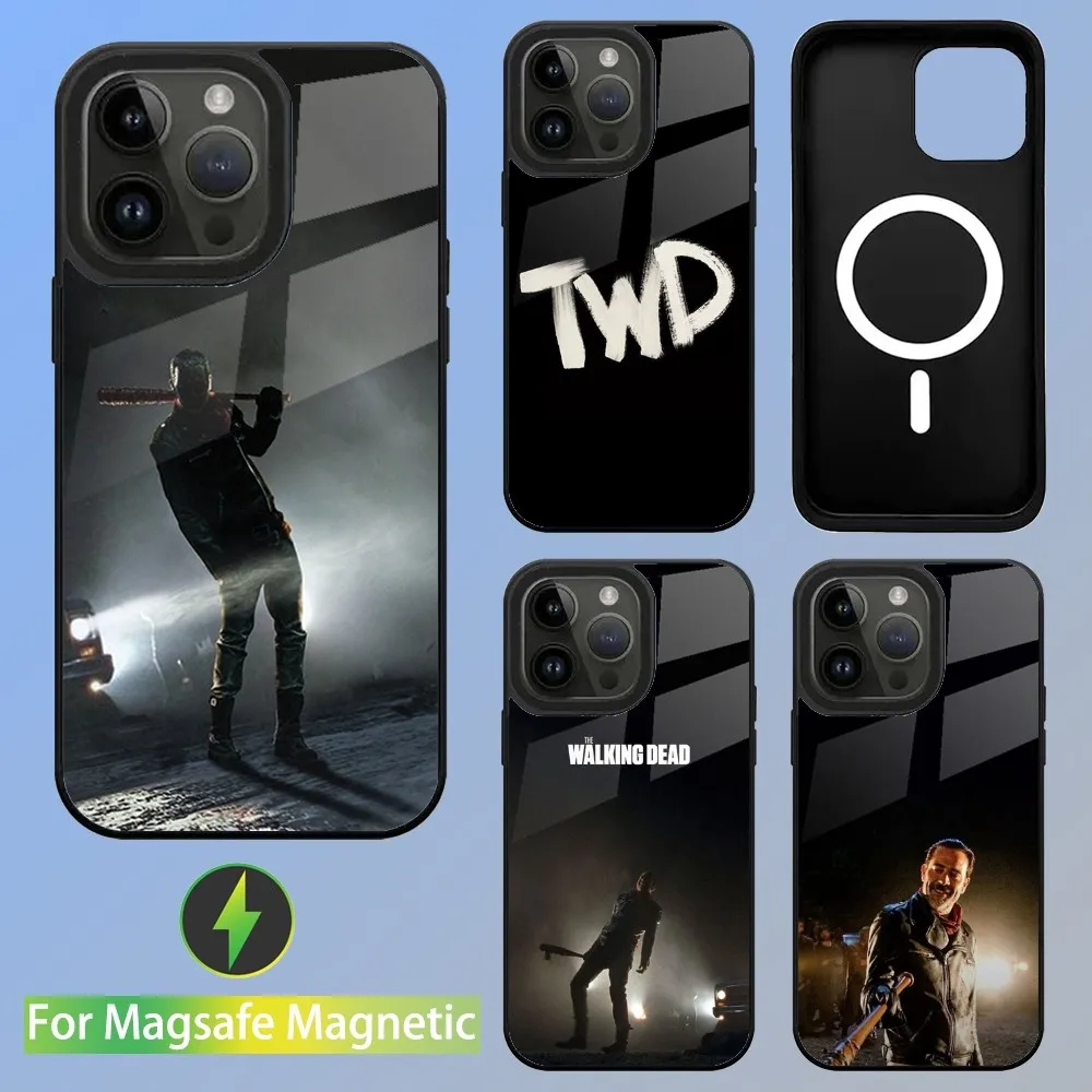 The Walking Dead Phone Case For iPhone 15,14,13,12,11,Plus,Pro,Max Mini Magsafe Magnetic Wireless Charging