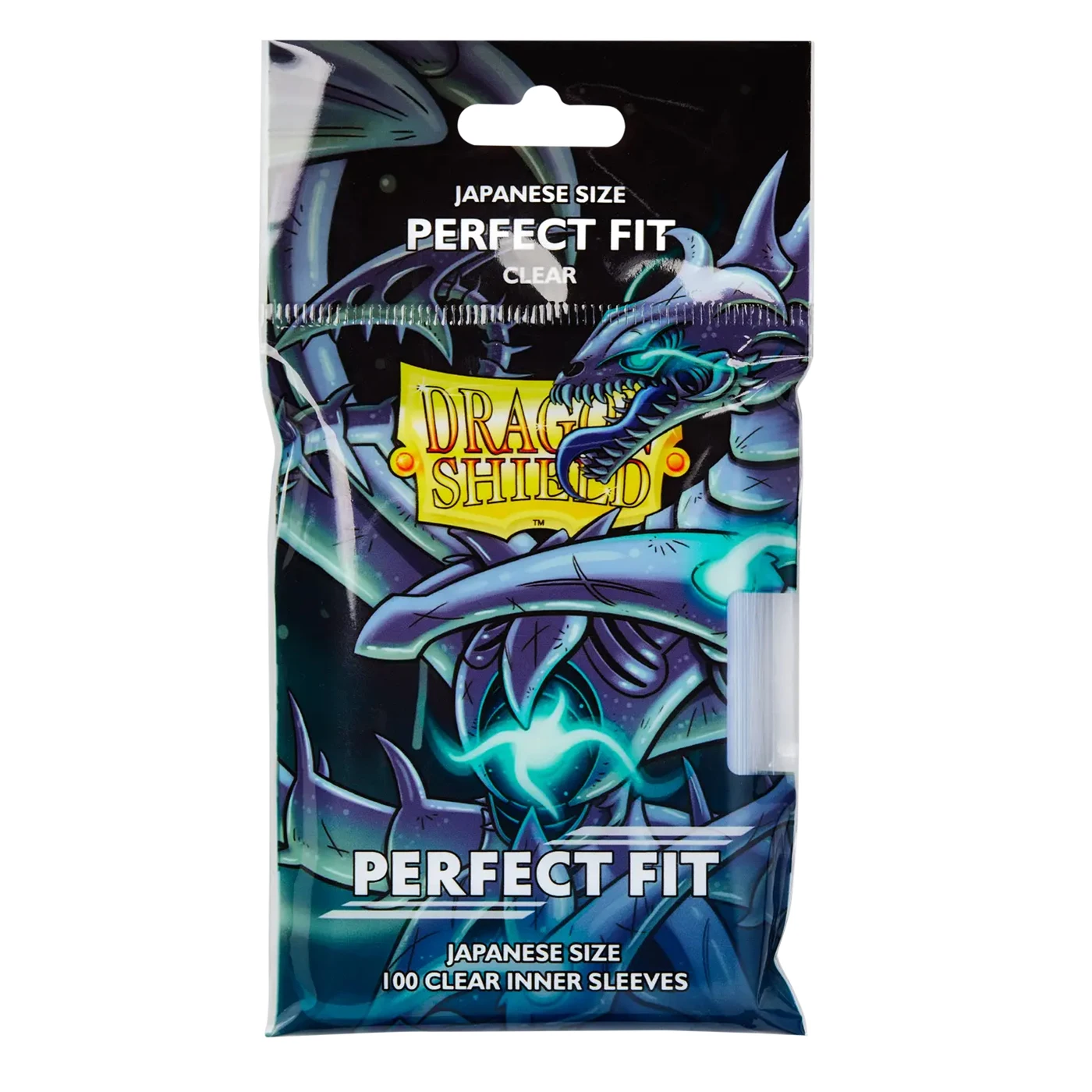 Dragon Shield Inner Sleeves Clear Japanese Size 60x87MM 100ct Card Protectors Individual Pack for YGO Small Sized Tabletop Games