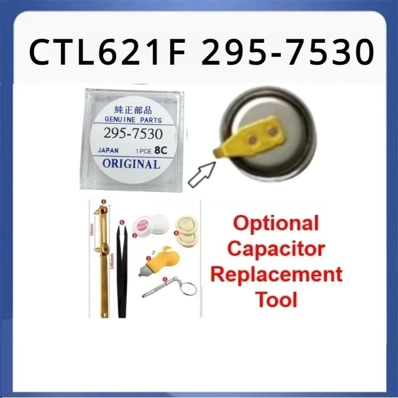 1 piece CTL621F 295-7530 CTL621 Watch Rechargeable Battery c