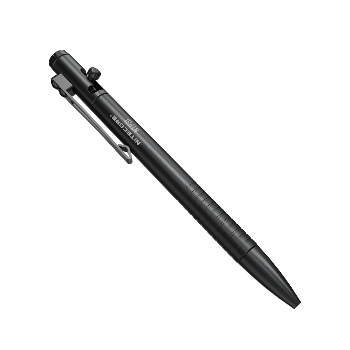 

Nitecore NTP31 CNC Bidirectional Bolt Action Pen Ballpoint Pen with Tungsten Steel Tapered Tip Glass Breaker