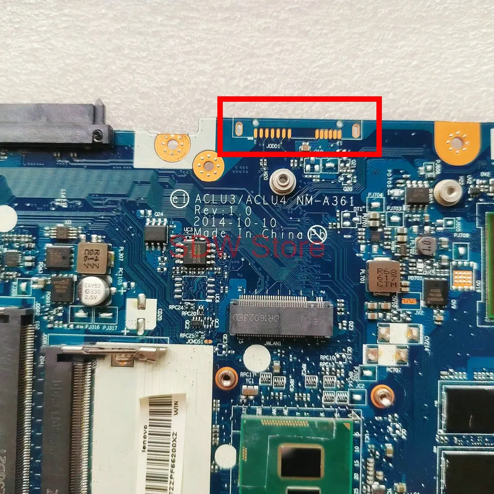 

ACLU3/ACLU4 NM-A361 Материнская плата для ноутбука Lenovo G50-80 Материнская плата для ноутбука Процессор I3/I5 GPU R5 M330 2 ГБ 216-0867030