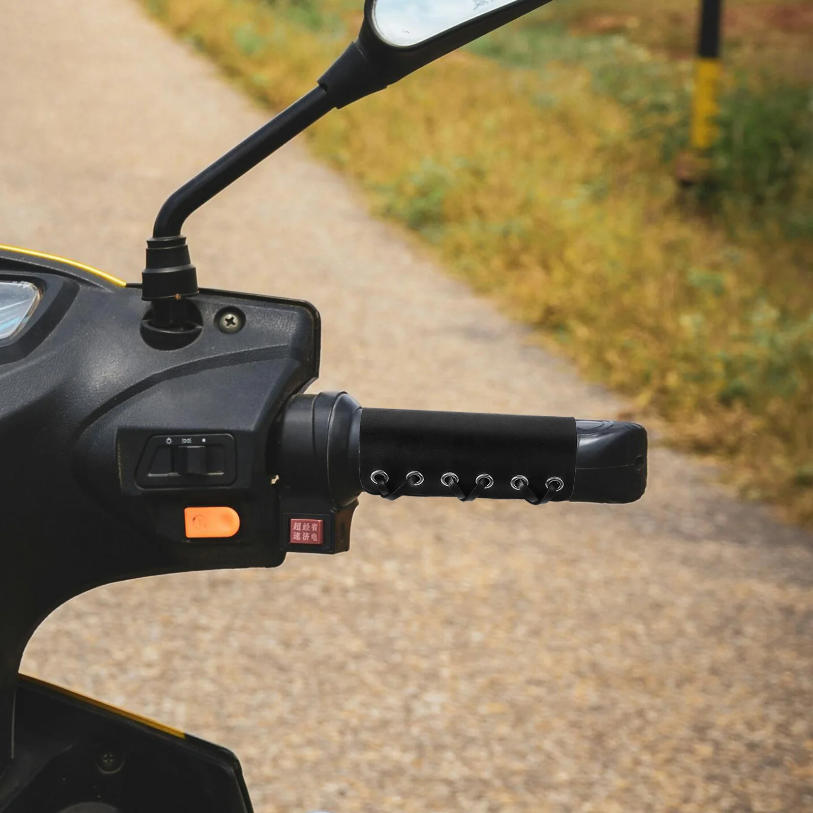 

Mountain Bike Handlebar Covers Easy Install Anti-Skid Shockproof Grip for Long Distance Riding Bike Handles Bicycle Handle Grips