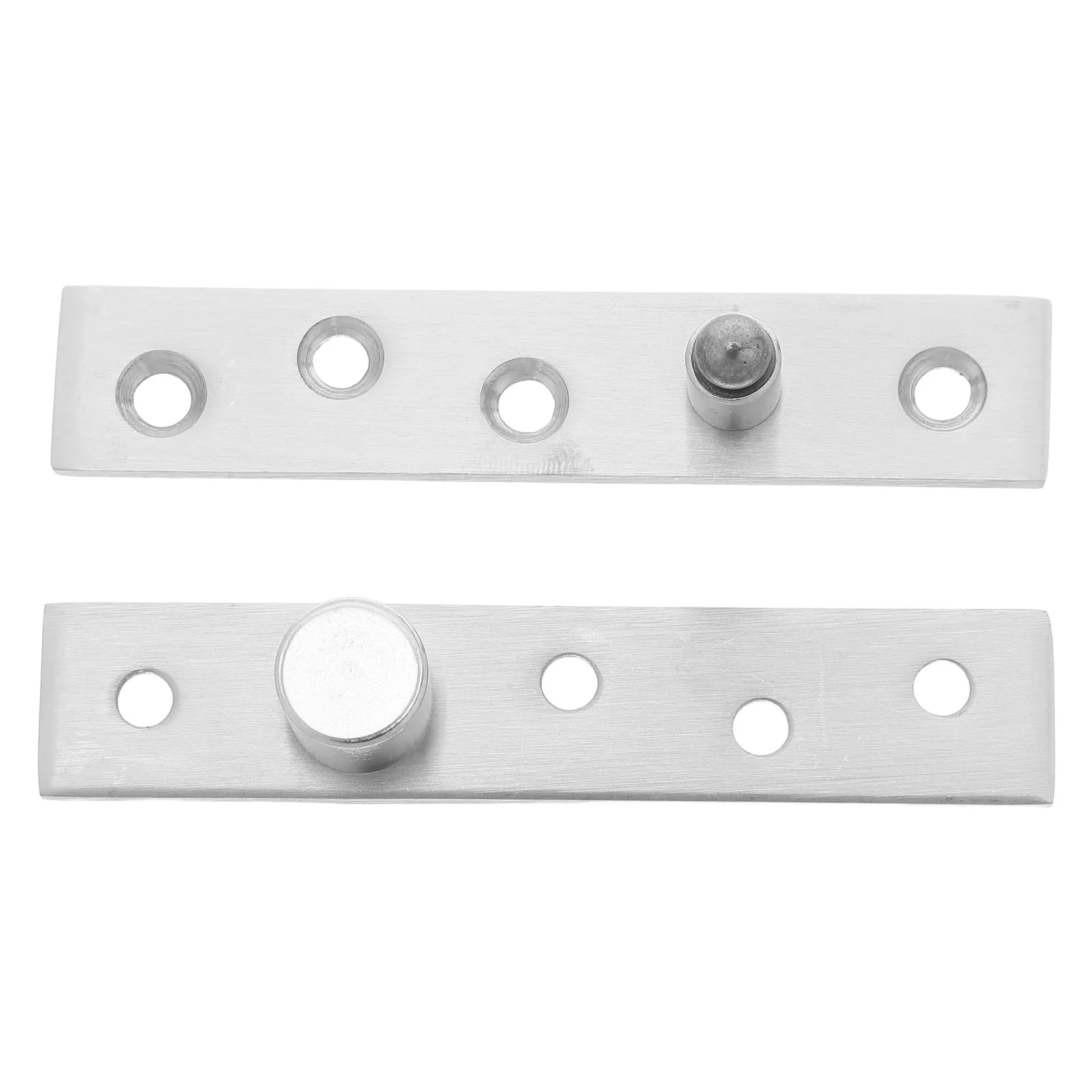 

2Pcs Invisible Pivot Door Hinges Stainless Steel Concealed Rotating Center Hinge Silent Heavy Duty for Wood Door Interior