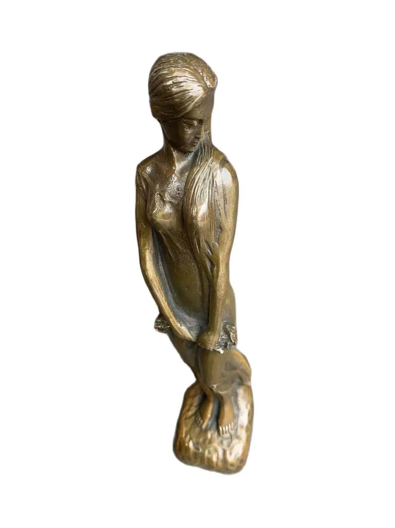 

Collectable old copper beautiful girl statues,Free shipping