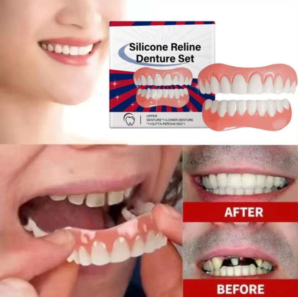 KO Silicone Veneer Kit — Full Set Teeth Cover, Confident Smile ck848