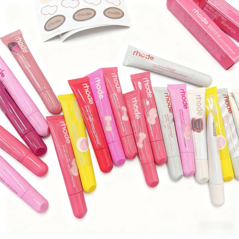 Lemontini Balm Jelly Bean Lip Gloss Toasted Teddy Pocket Blush Stick Non-fading Waterproof Lip Liner Pen Moisturizing Lipstick