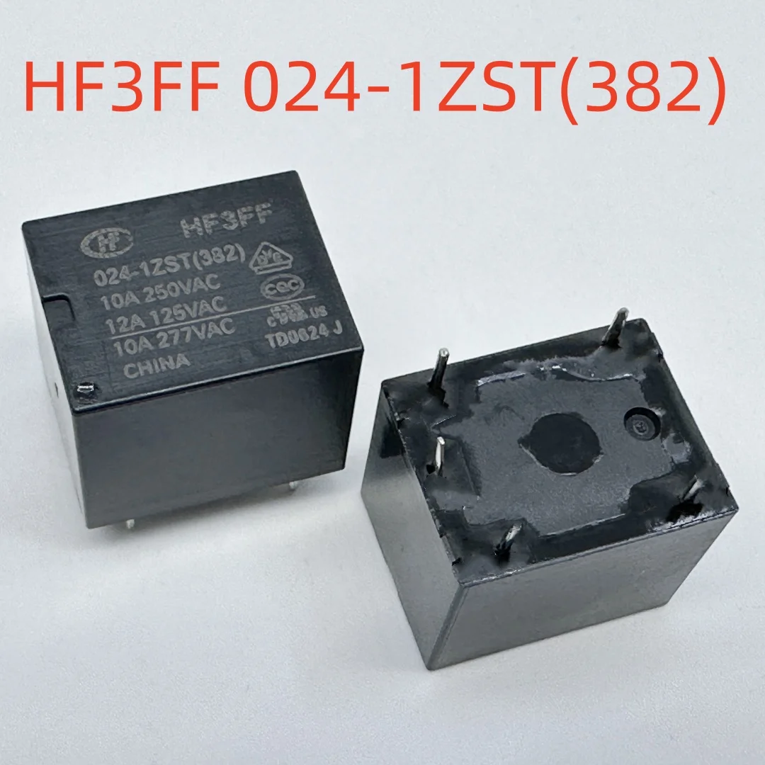 New HF3FF 005/012/024/-1ZS/1ZST/1ZTF/(382) (T7C-5V/12V/24V) Relay 5pins