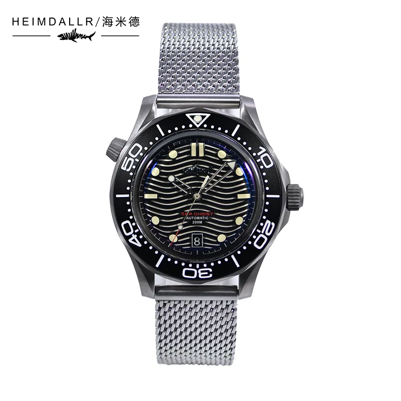 HEIMDALLR WATCH Titanium Watch Super luminous Diving watch Sapphire NH35 Automatic movement Waterproof watch Men Watch