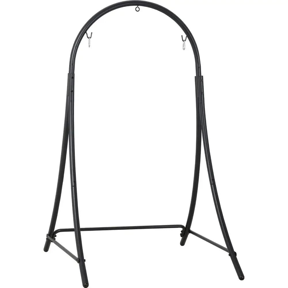 

Прочная подвесная подставка для кресла-качелей, усиленная конструкция с безопасными крюками, выдерживает до 400 фунтов, увеличенный размер, черный цвет.