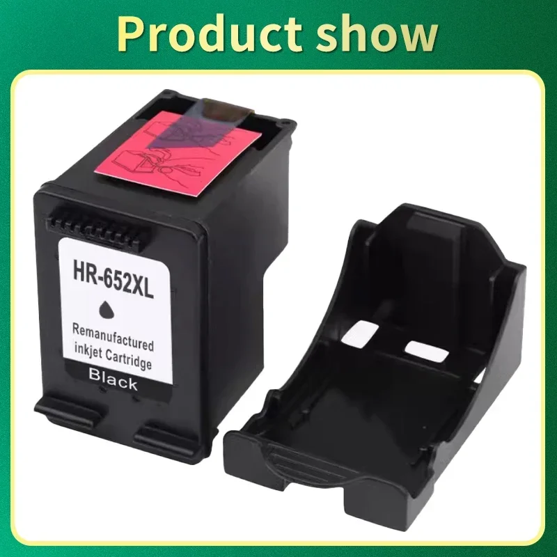 652 Xl 652xl خرطوشة حبر نافثة للحبر معاد تصنيعها لـ HP652 لـ HP DeskJet Ink Advantage 1115 2135 3635 3755 3835 3836 4535 4675