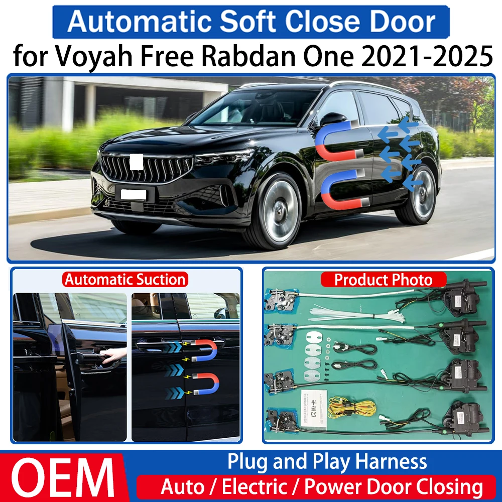 

for Voyah Free Rabdan One 2021-2025 Car OEM Automatic Soft Close Door Electric Suction Auto Power Closing System Plug and play