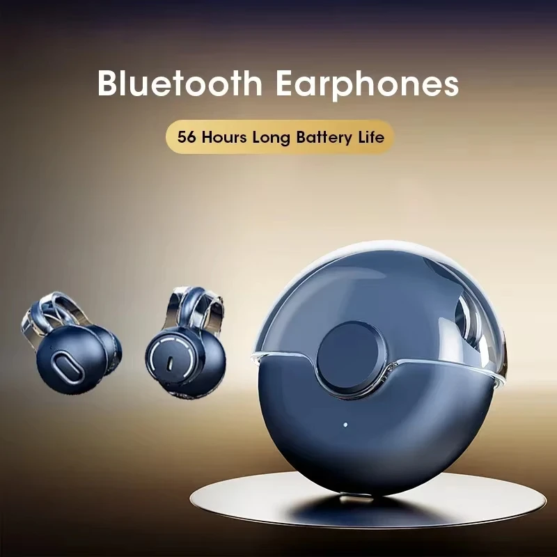 

Беспроводные Bluetooth 5.3 TWS наушники HiFi стерео с креплением на ухо, спортивные наушники с микрофоном