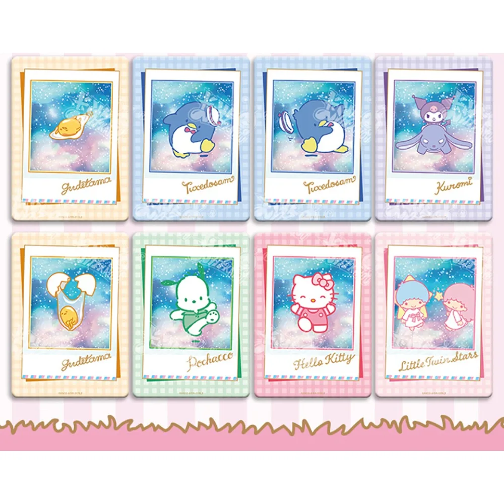 Carte Sanrio originale pour enfants, mélodie Pochacco Pom Purin, étoile de dessin animé classique, jeu de Collection limité, cadeaux de Table
