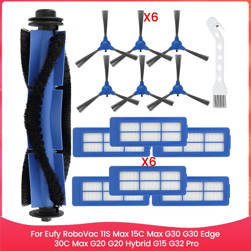 

Аксессуары BHTS для роботов-пылесосов Eufy Robovac 11S Max, 15C Max, G30, G30 Edge, 30C Max, G20, G20 Hybrid, G15, G32 Pro