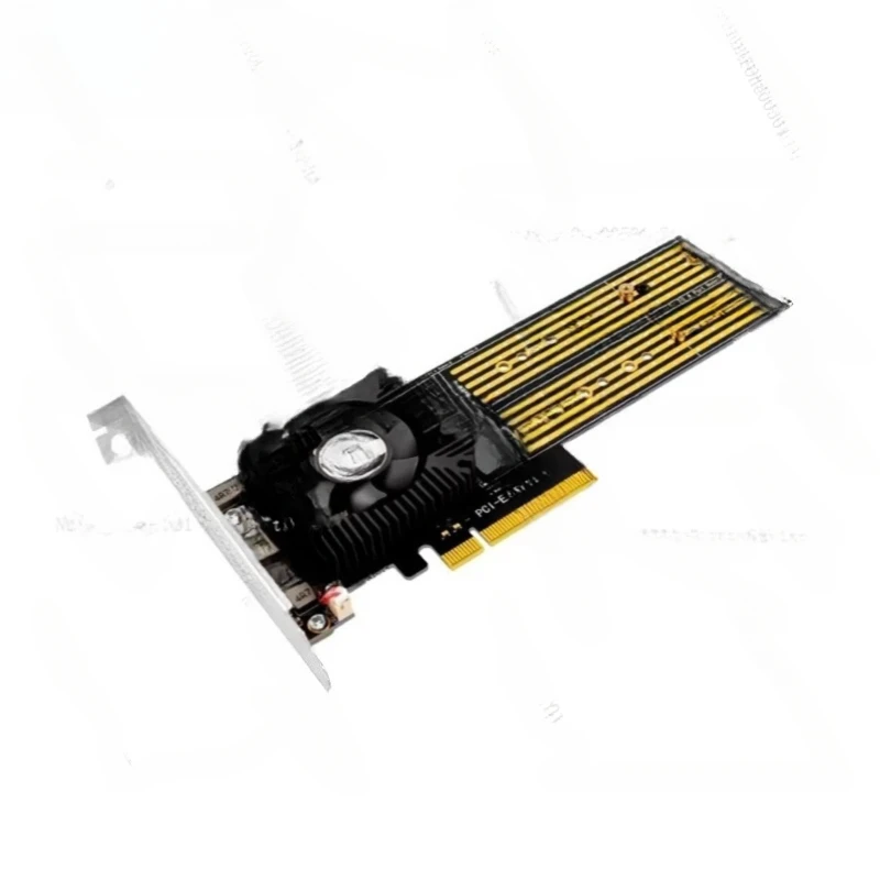 PCI-E X8 To Four- NVMe Expansion M.2 SSD To Pcie Splitting-Free 4-Port Array Adapter Card