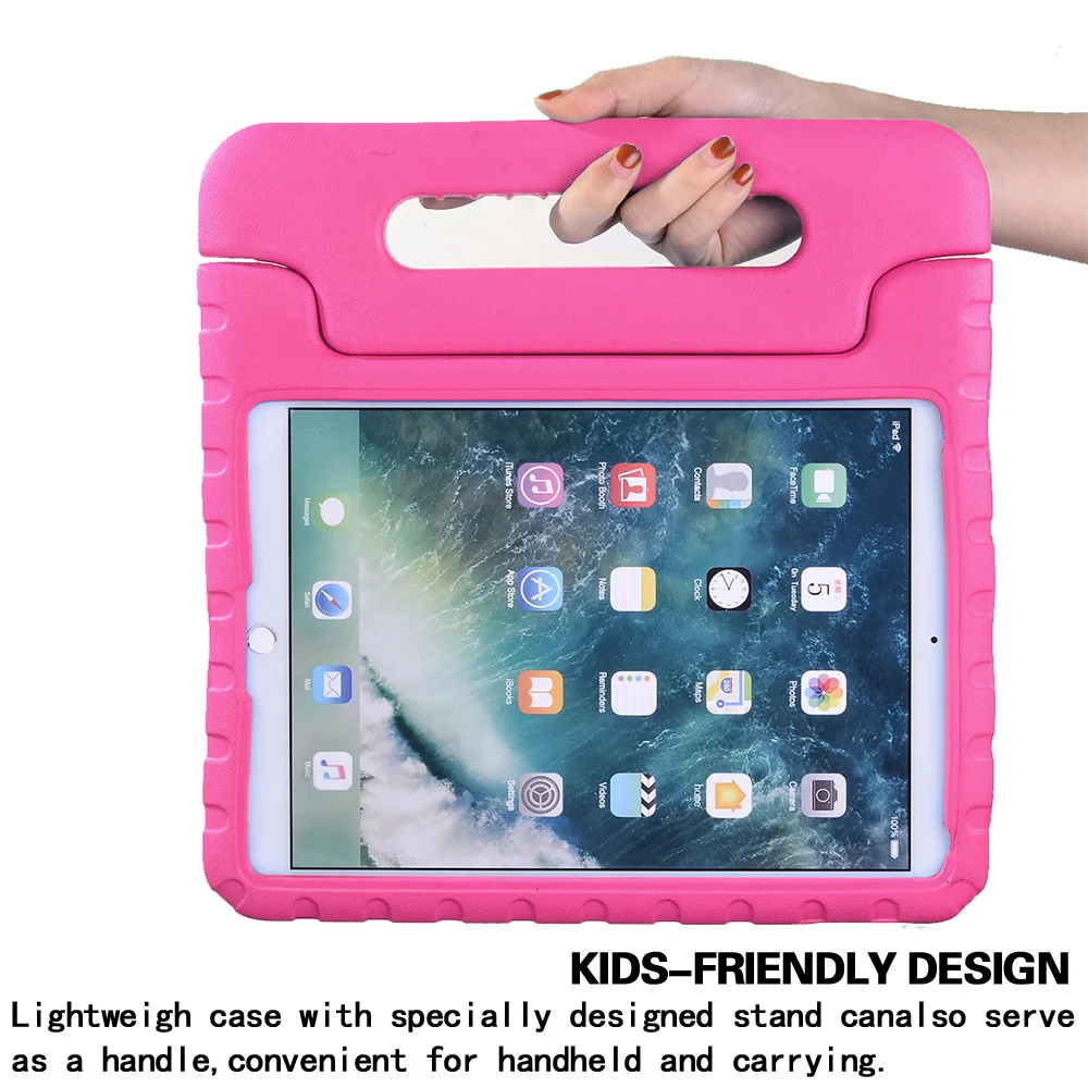 For Ipad 7th/8th/9th/Air 1 2 3/pro 10.5/Mini 1 2 3 4 5/ipad 5th 6th Children's Case Non-toxic EVA Anti-fall Stand Tablet Cover