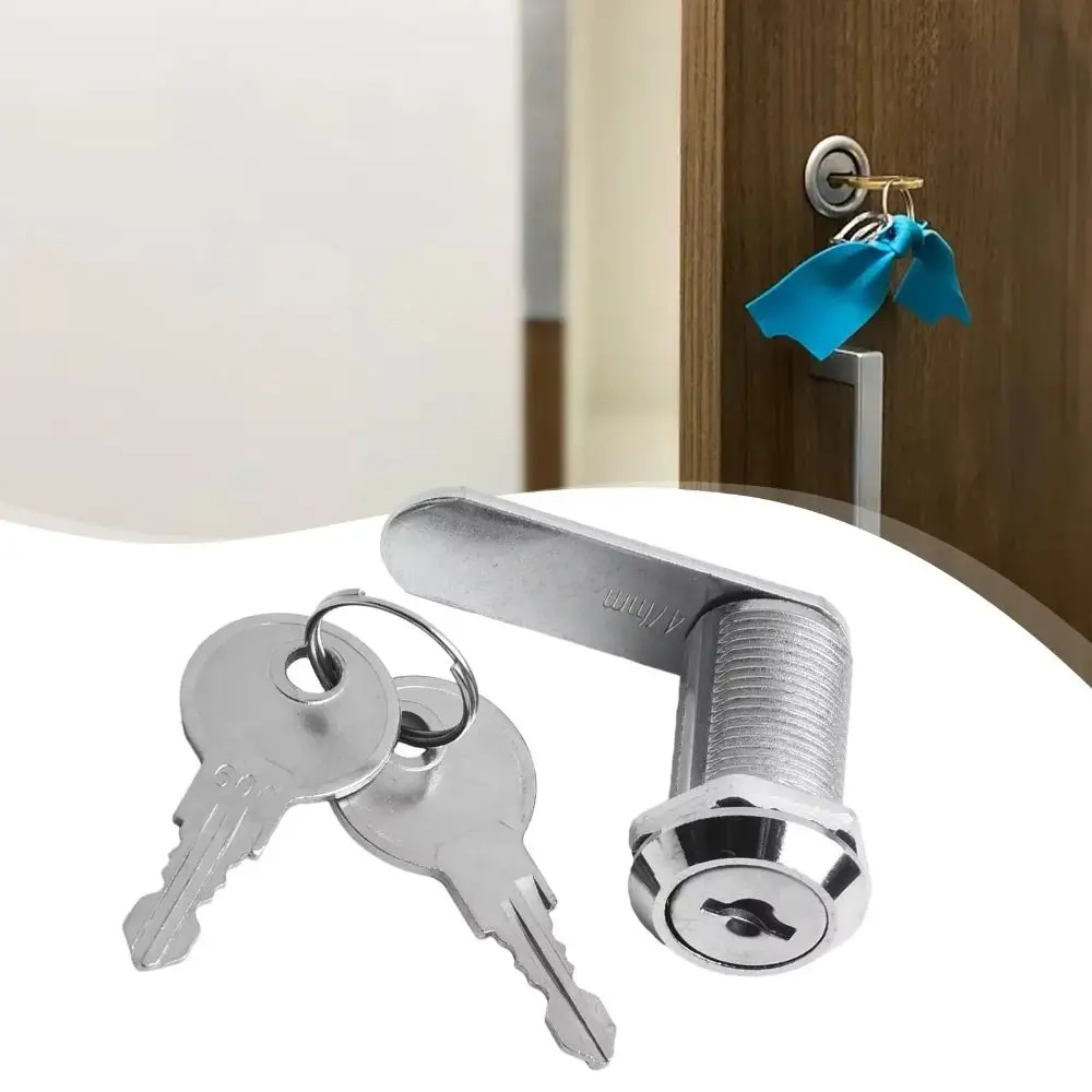 16/20/25/30mm Durable with 2 Key Door Locker Furniture Hardware Zinc Alloy Drawer Lock Security Lock Set