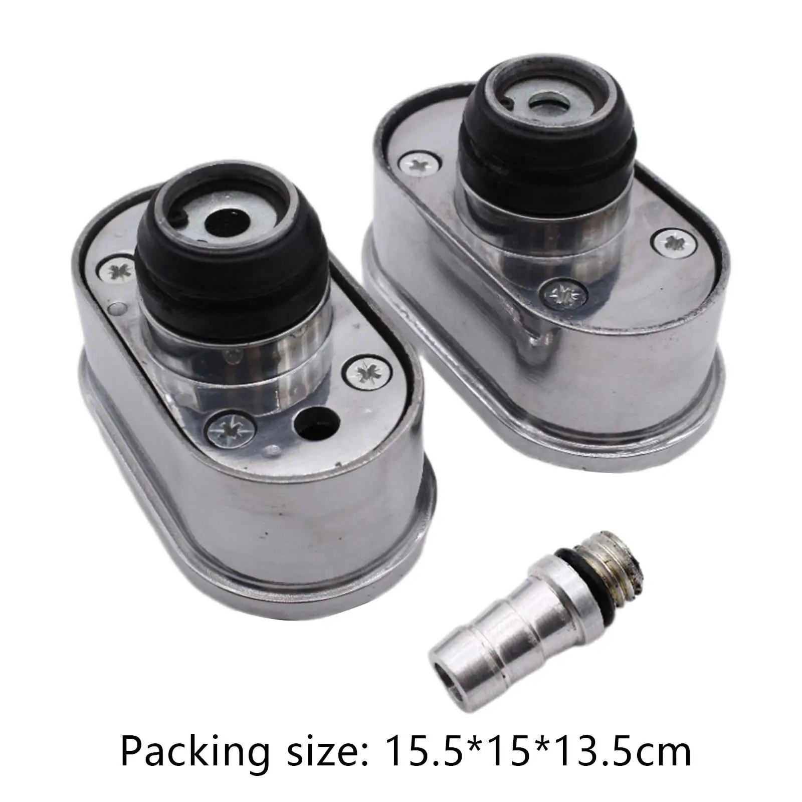 Piezas de reparación de accesorios de aluminio pulido combinado de respiradero Pcv de aire ovalado genérico