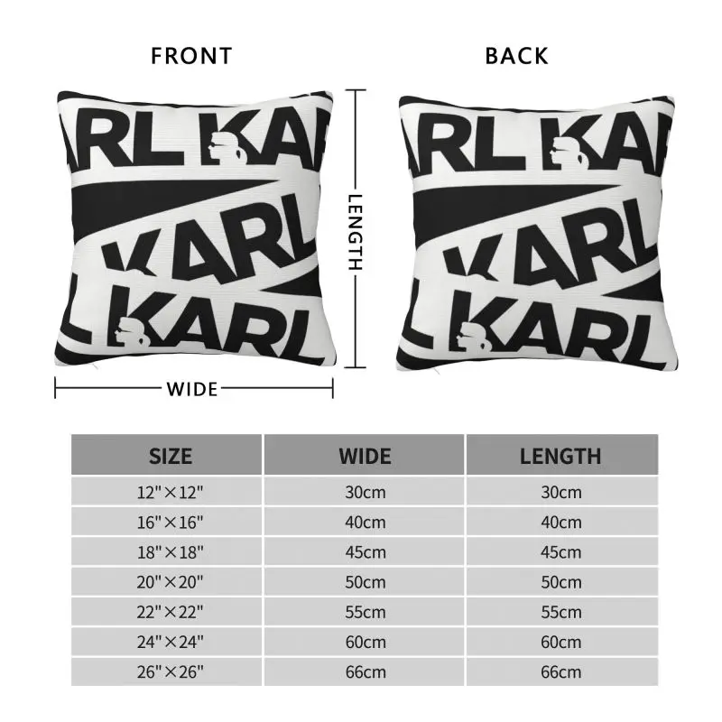 Custom K-karls Who Pillow Case 45x45cm Cushions Cover Square Pillowcase