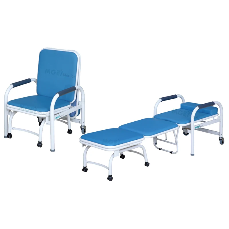 Multi-Functional Folding Hospital Reclining Chair Convenient Patient Accompany Furniture For Clinics & Hospitals