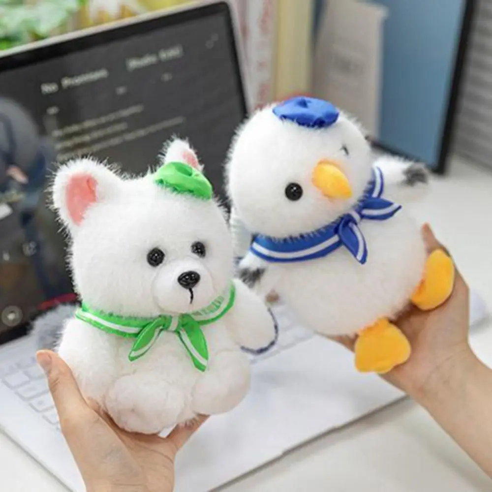 

Interactive Simulation Seagull Plush Keychain Handmade Comfortable Seagull Doll Stuffed Toys Collection Cartoon