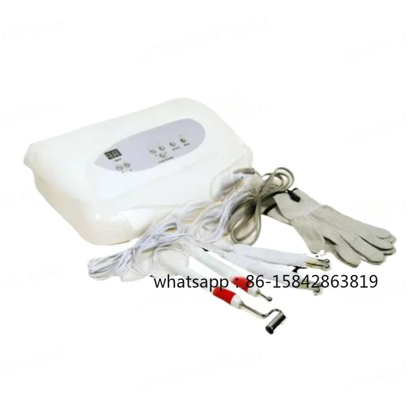 Máquina de Lifting Facial Galvánico BIO Au-8403 2022 con Guantes, Dispositivo de Tonificación Facial por Microcorriente