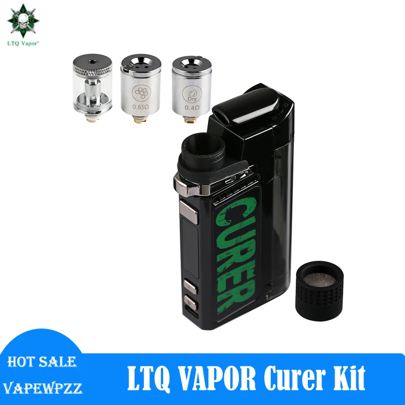 Oryginalny zestaw do cygar LTQ VAPOR All-in-One Zestaw do elektronicznych papierosów Dry Herb Wax Vape Kit 1500mah Bateria TC Vaporizer E Cig