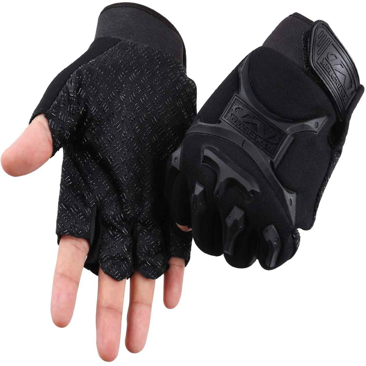 Cycling Fingerless Gloves Half Finger Non-Slip Motorcycle Gloves Bike Bicycle Riding Outdoor Sports Gloves Moto Accessories