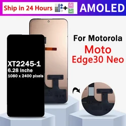 AMOLED For Motorola Edge 30 Neo Edge30 Neo LCD XT2245-1 Display Touch Screen Digitizer Assembly For Motorola Edge 30 Lite LCD