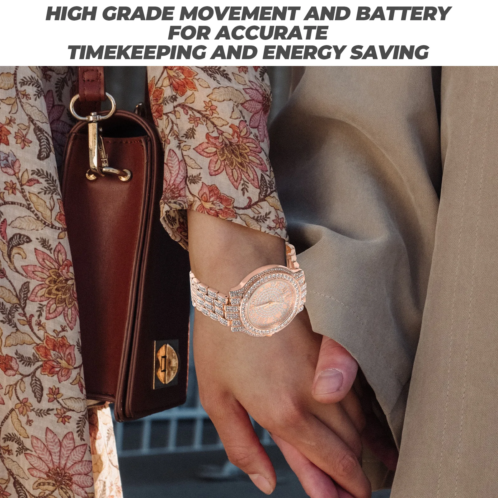 Женские часы со стразами, кварцевый сплав, хрустальное стекло, водонепроницаемые, стильные, повседневные, модные для девочек, наручные аксессуары, декоративные, римские