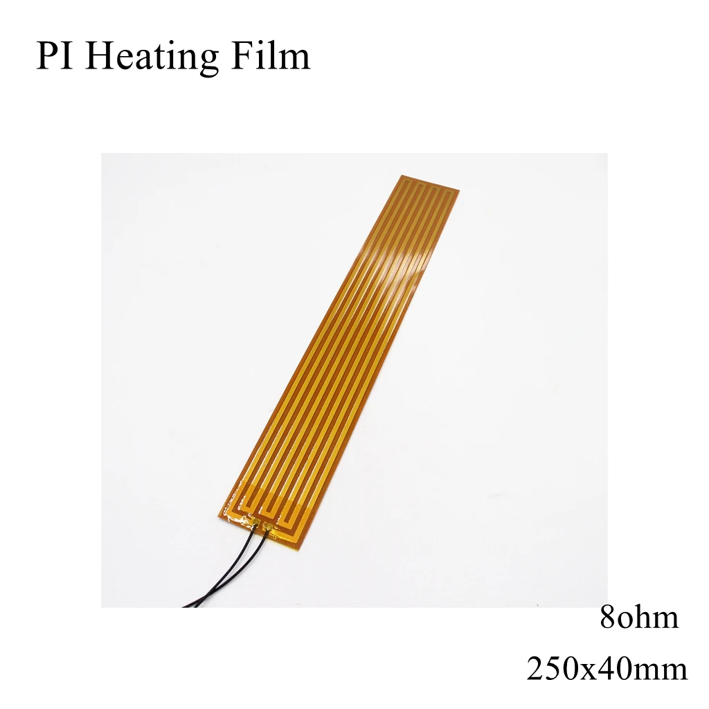 

PI Heating Film Polyimide Adhesive Electric Heater Flexible Plate Panel Pad Mat Foil Fuel Oil Engine Tank 5V 12V 24V 110V 220V