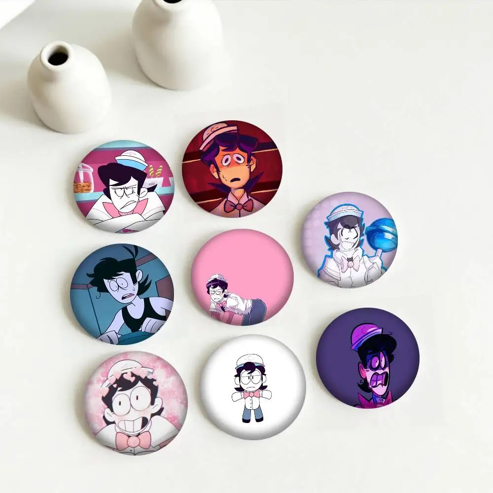 Spooky Month Kevin Funny Meme 25mm 32mm 44mm 58mm 75mm Brooches Badges Pins for Accessories Gift